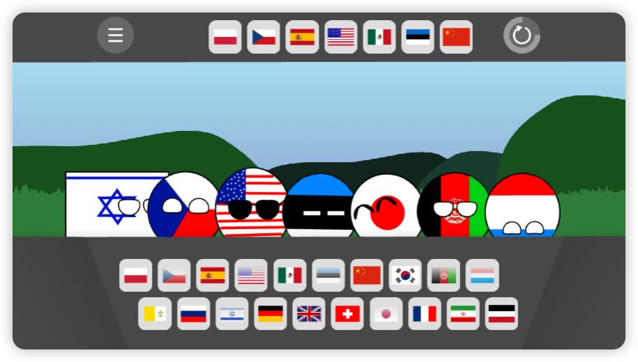 Перезагрузка Countryballs Sprunki