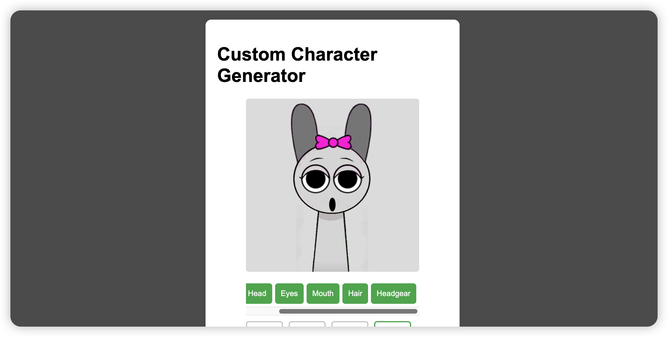 Sprunki OC: Custom Character Generator