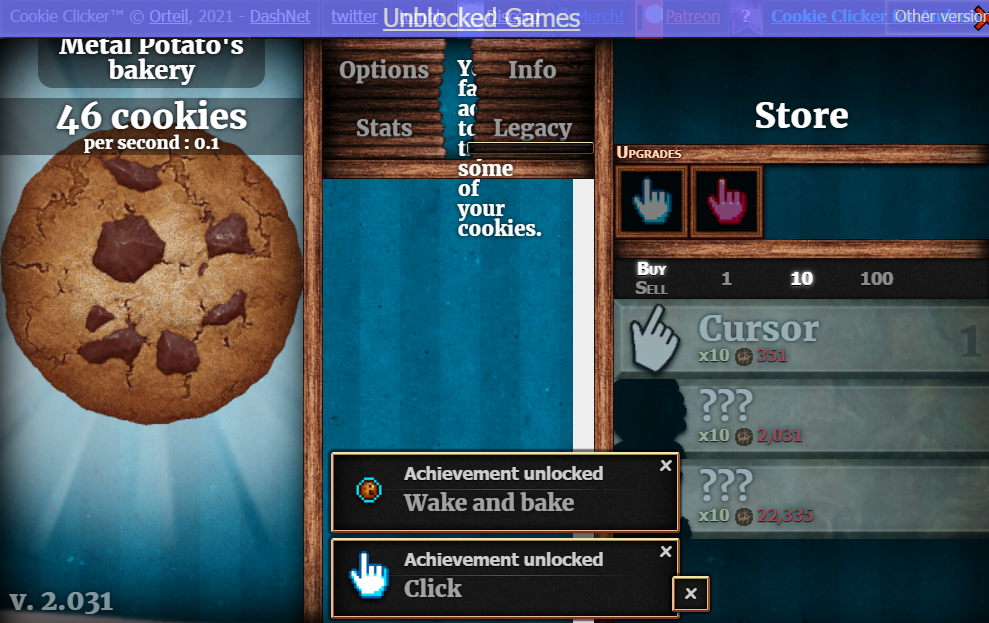  Cookie Clicker