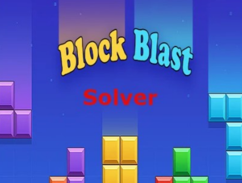 方块爆破解谜器 (Block Blast Solver)