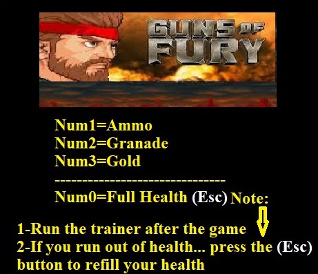 Guns of Fury Trainer 