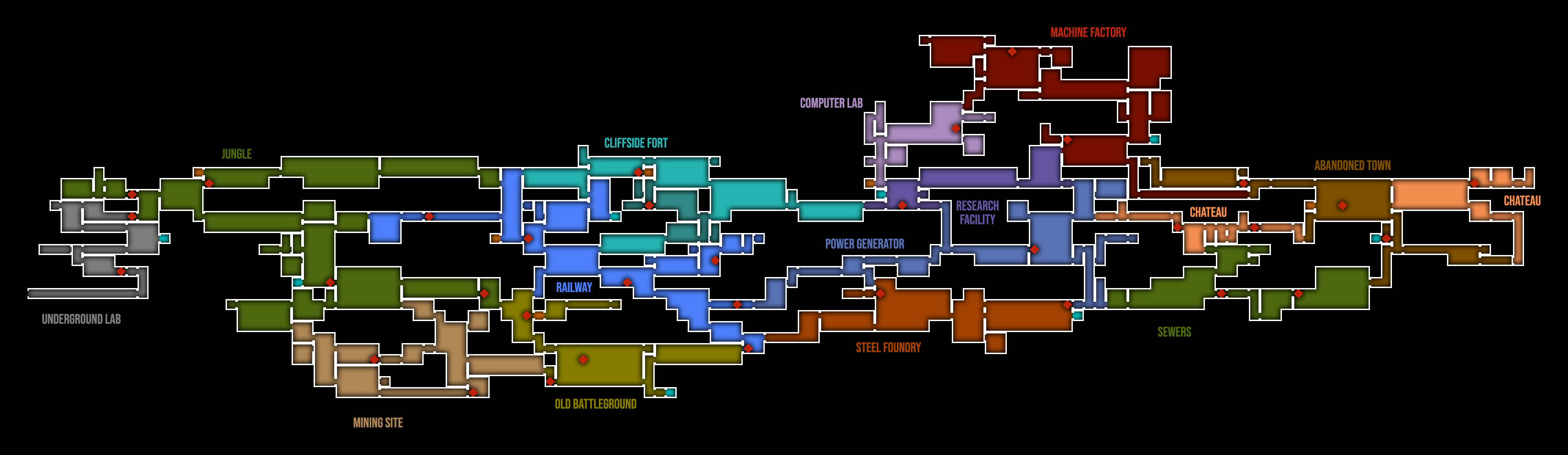 Guns of Fury 100% Map 