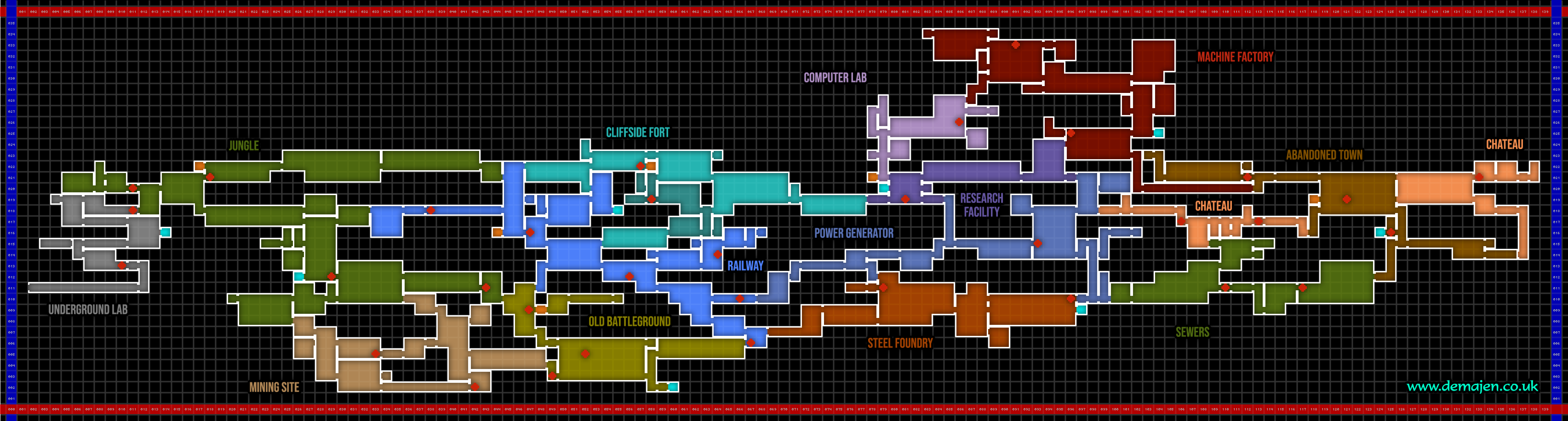 Guns of Fury 100%  Map