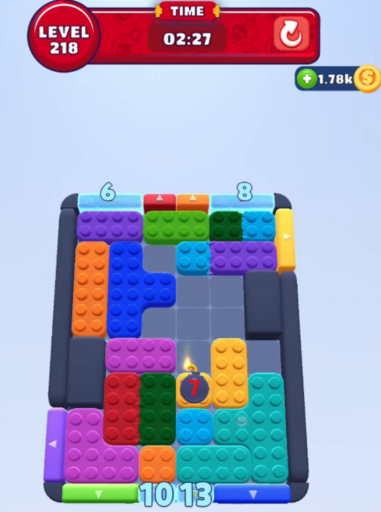 Guide To Color Block Jam Level 218