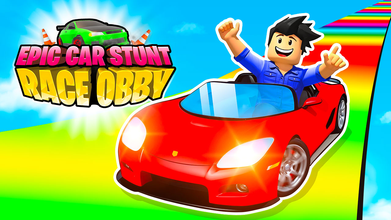 Епічний автомобільний трюковий гоночний Obby