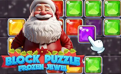 Block Puzzle - Frozen Jewel: A Festive Christmas Puzzle Game