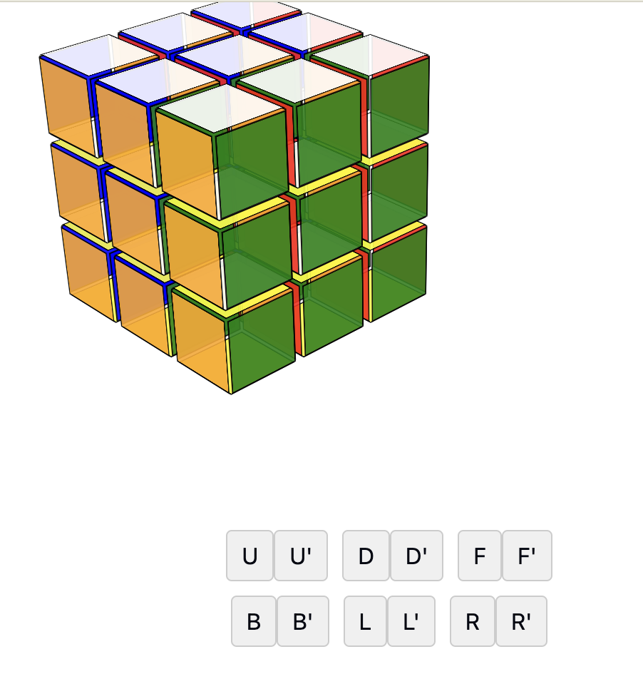 3D Rubik's Cube